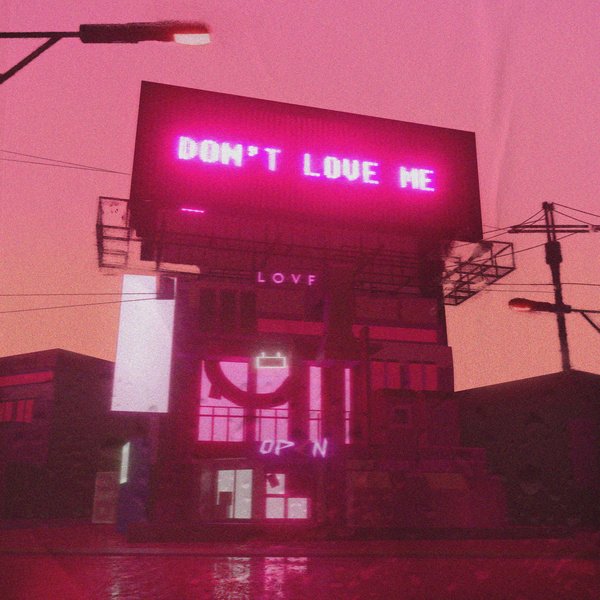 COLOR WHITE - Don't love me Cover